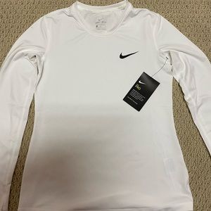 White Nike Dry Fit Top
